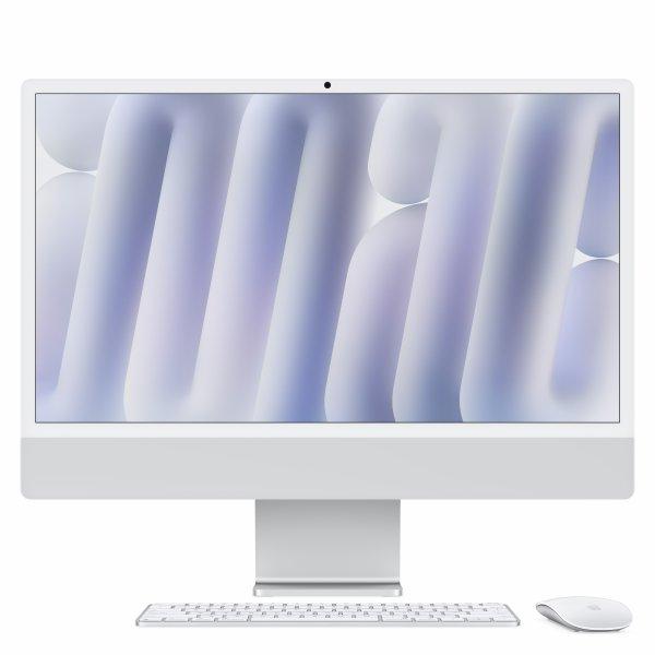 Apple iMac with 4.5K Retina display - All-in-one M4 - RAM 16 Gt - SSD 256 GB - Apple M4 10-core - Gigabit Ethernet, IEEE 802.11ax (Wi-Fi 6E), Bluetooth 5.3 - macOS Sequoia 15.0 - monitori LED 24 4480 x 2520 (4.5K) - näppäimistö ruotsalainen/suomal