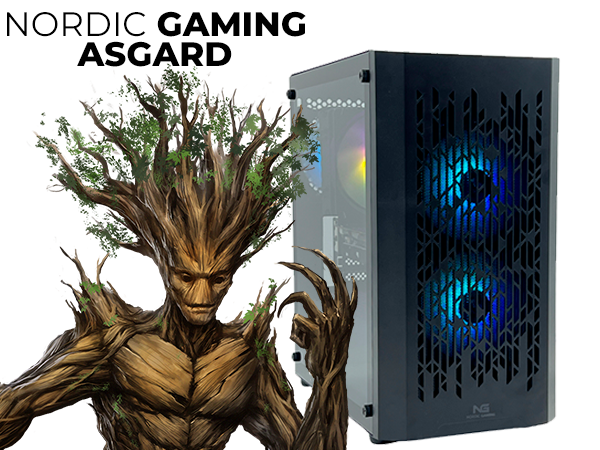 Nordic Gaming Asgard Yggdrasil V2 Gaming PC Ryzen 5 16GB RTX 5050 1TB
