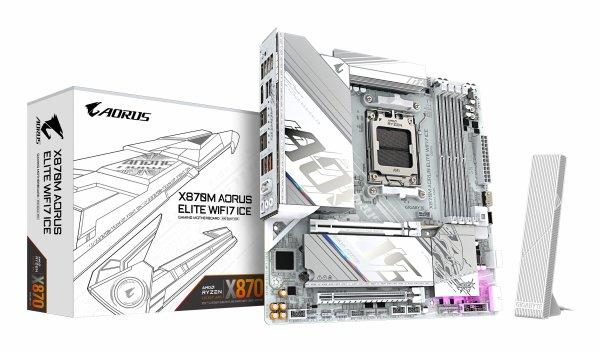 GIGABYTE X870M AORUS ELITE WIFI7 ICE micro ATX AM5 AMD X870
