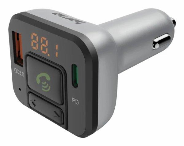 HAMA FM-transmitter Bluetooth Hands-Free USB-C PD/QC