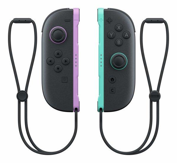 Nintendo Joy-Con 2 2er Set light purple & green Controller