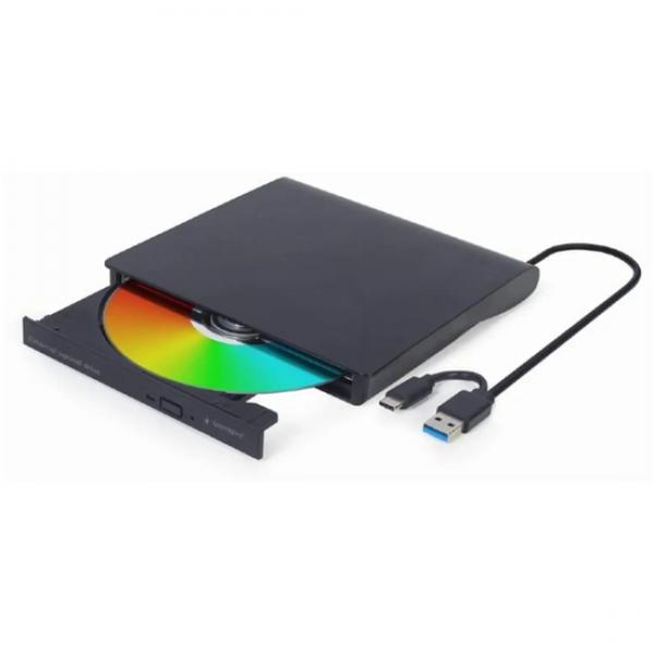 gembird DVW EXT SLIM DVD-USB-031 black USB-C3.1 DVD8x CD24x