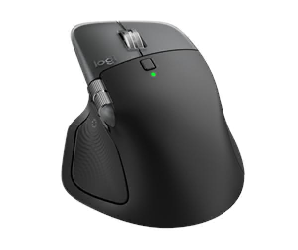 Logitech MX Master 4 MAC:lle - Tähtimusta - Ergonominen hiiri - Optinen - 9 painiketta - Musta