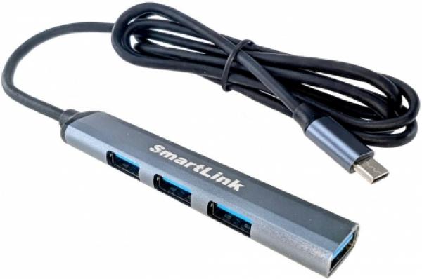 SmartLink USB 3.0 Hub 4-port USB-C to USB-A 1.2m cable