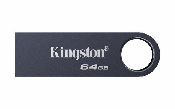 Kingston DataTraveler SE9 G3 - USB Flash-asema - 64 Gt - USB 3.2 Gen 1 - tumma nikkeli