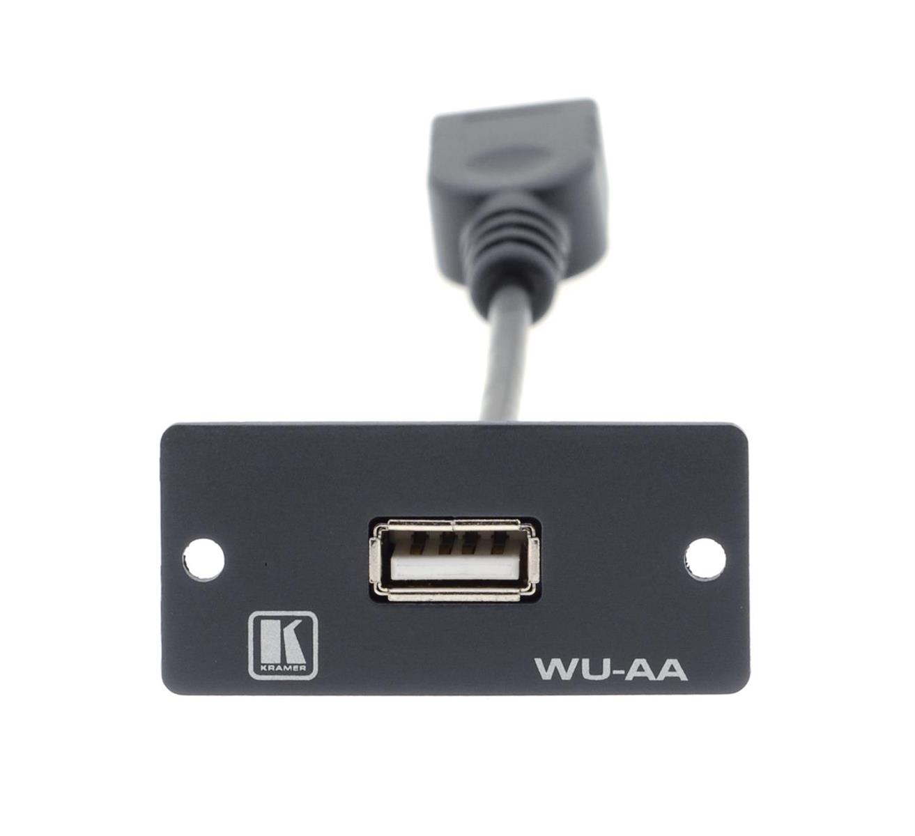 KRAMER WU-AA(W) WALL PLATE INSERT - USB WALL PLATE INSERT (A/A)