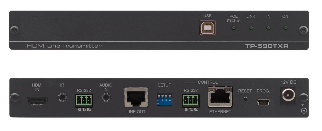 KRAMER TP-590TXR HDMI,USB,RS-232, ETHERNET amp IR OVER HDBASET2.0 TRANSMITTER