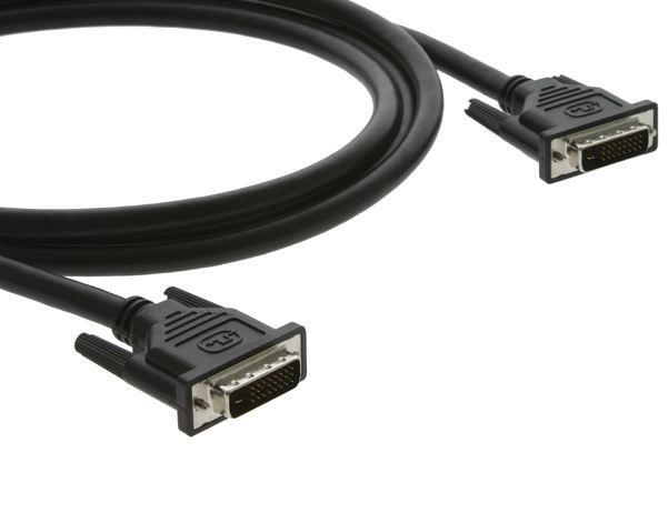 Kramer C-DM/DM DVI Dual Link Copper DVI-D - DVI-D Max 2560x1600 Svart 3m