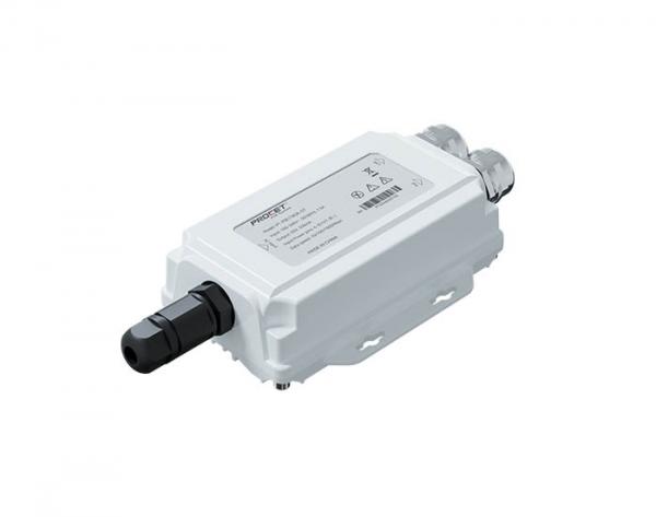 Procet Industrial PoE+ 802.3at Injector 30W -40...+65C, Outdoor IP66, 100-240VAC