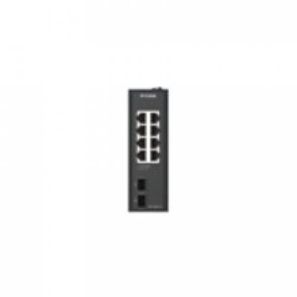 D-Link 10-Port Gigabit Industrial Unmanaged Switch with 2 x SFP Ports